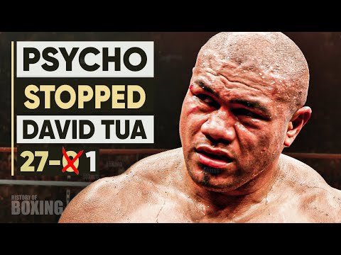 When A Psychopathic Boxer Challenged David Tua! It was a big fight.