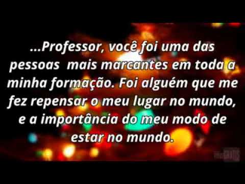 Vídeo: Mensagem Natal Professora: perguntas e respostas