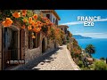 Eze France visite d'un village français de l'un des plus beaux villages de France Promenade vidéo 4k
