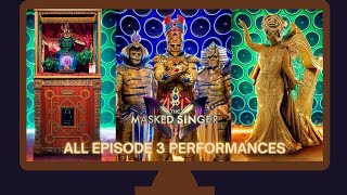 All Episode 3 Performances (TV Theme Night) | The Masked Singer Season 8