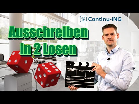 Ausschreiben nach VOB/A - Wie schreibe ich 2 Lose aus?