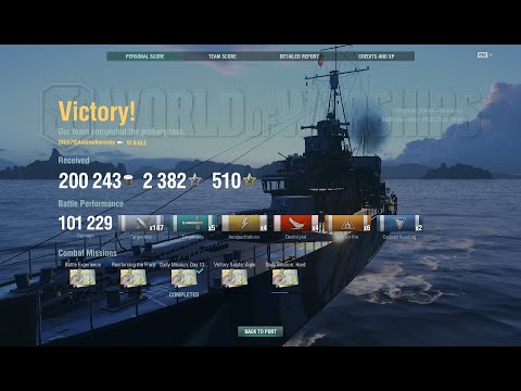 Aigle 200K|credits|101K dmg|Aegis|World of Warships