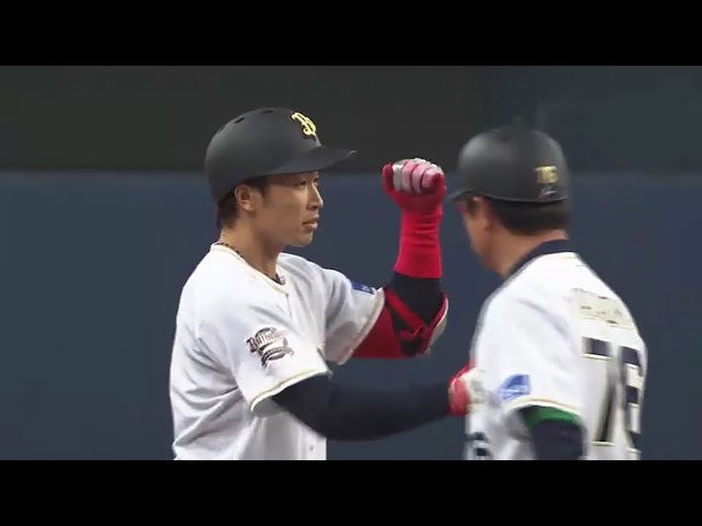 【5回裏】バファローズ・安達のタイムリーで1点差!! 2017/3/31 Bs-E