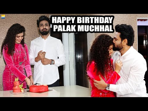 Singer Palak Muchhal Celebrating her Birthday With hubby Mithoon & Media
