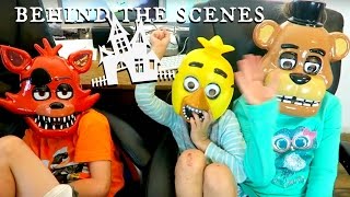 Five Nights at Freddy's Costumes and Behind The Scenes SuperHero Kids