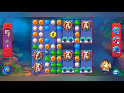 фишдом 2022  #  10795 уровень - прохождение без бустеров # Fishdom,   10795  level - no Boosters.