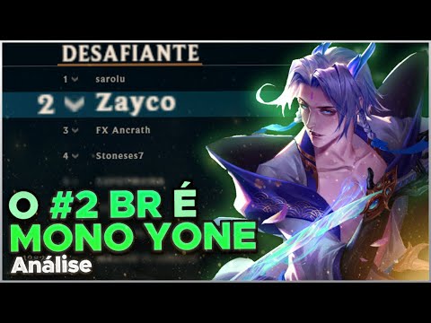 zayco: o mono yone/yasuo que fez o courtesy tremer! agr eles disputam o top 1