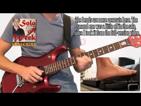 Dream Theater - "Pull Me Under" Guitar Solo & Lesson - SoloAWeek 38 - Solo a Week 38