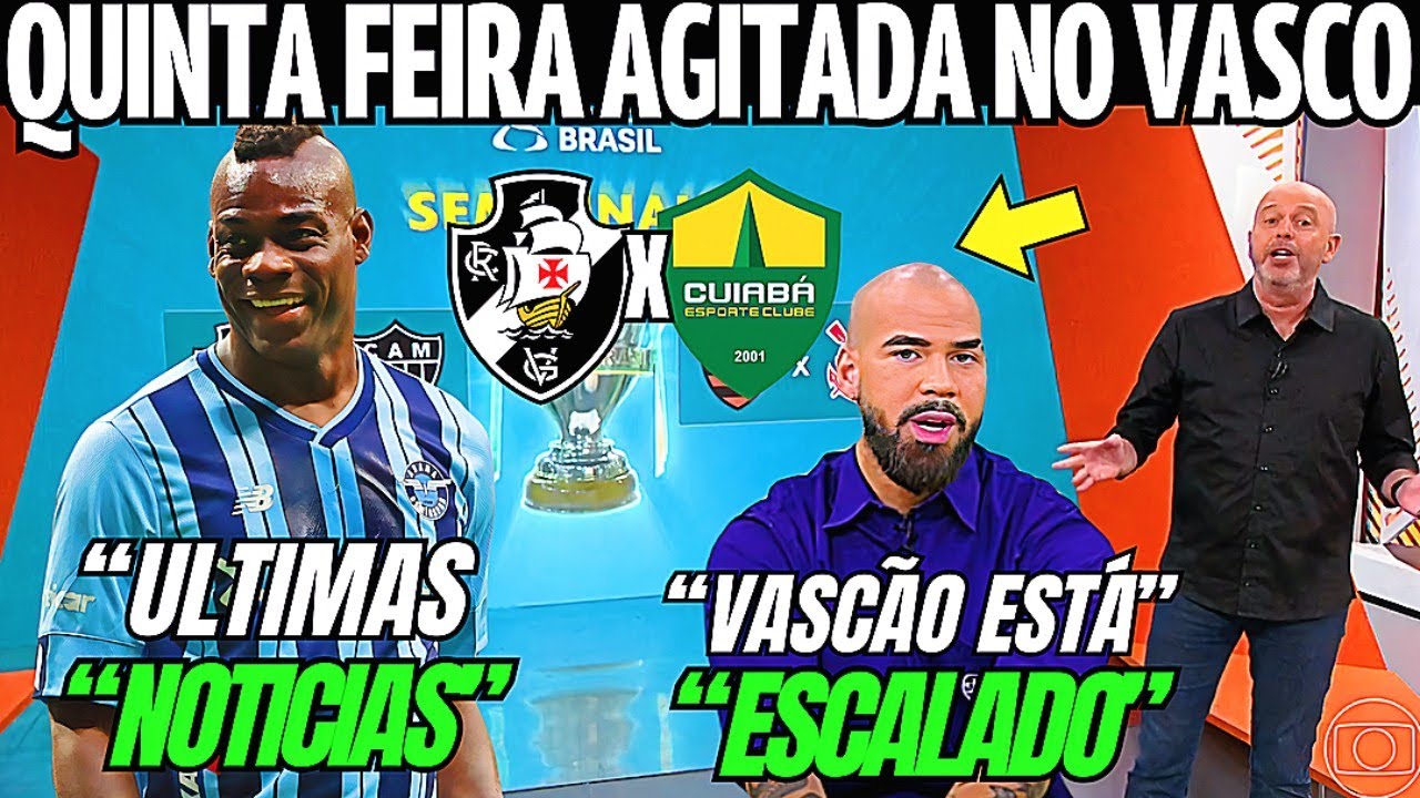 GLOBO ESPORTE RJ 24/10! QUINTA AGITADA NO VASCO! VASCO ESTÁ ESCALADO! NOTICIAS DO VASCO HOJE!