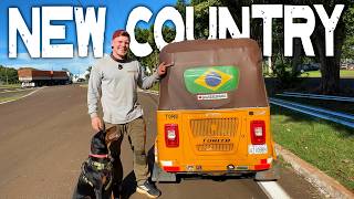 Entering Back into BRAZIL in a Tuk Tuk 🇧🇷 | S4, EP18