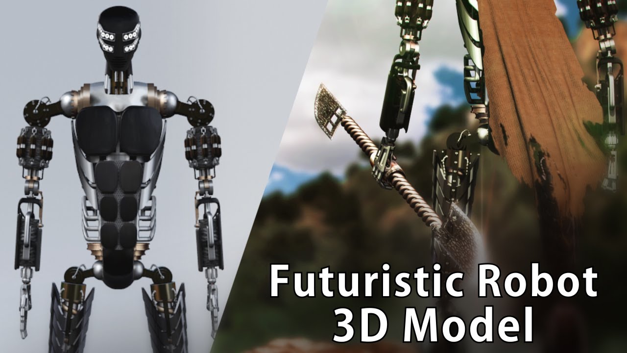 Futuristic Robot [3D MODEL]