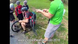 preview picture of video 'Groupe VTT des jeunes des cyclos de Faverges en 2013'