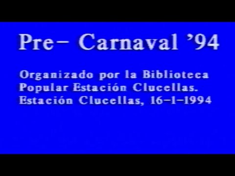 Pre-Carnaval de Estación Clucellas - 16 de enero de 1994