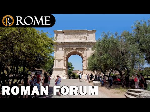 Rome guided tour ➧ Roman Forum [4K Ultra HD]