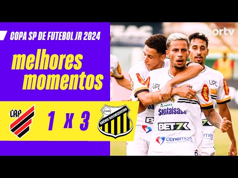 Gols e lances de Athletico Paranaense x Novorizontino