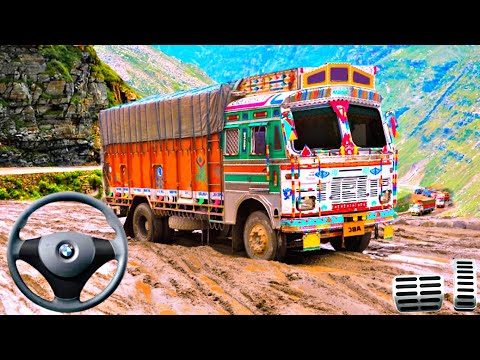Real Indian Cargo Truck Simulator 2021 - Offroad 3D Truck Games Android Gameplay