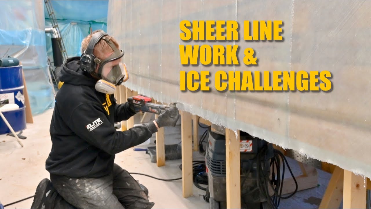 Snowed In! But Our Sailboat Build Won't Wait - Ep. 378 RAN Sailing