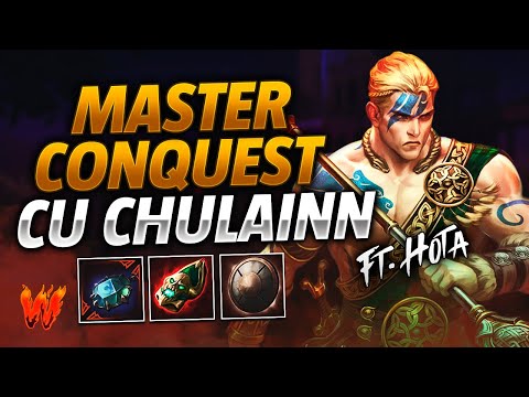 CU CHULAINN, DOMINANDO LA SOLO ft. Hota - Warchi - Smite Master Conquest