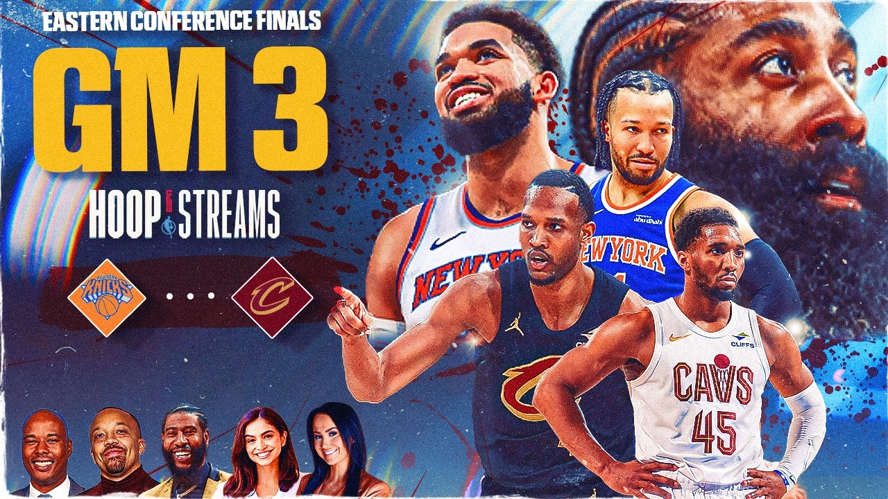 🚨 ECF GAME 3: Can Knicks go up 3-0 against Cavs? & OKC Bench Overpowers Wemby! | Hoop Streams 🏀