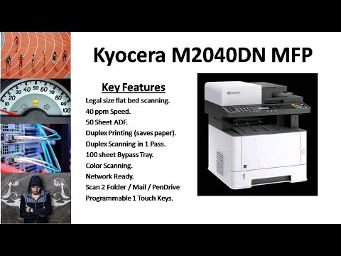 Ecosys kyocera m2040dn multifunction printer, for office, la...