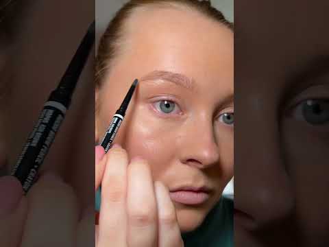 Eyebrow tutorial using NYX micro pencil