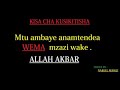 KISA CHA KUSIKITISHA
