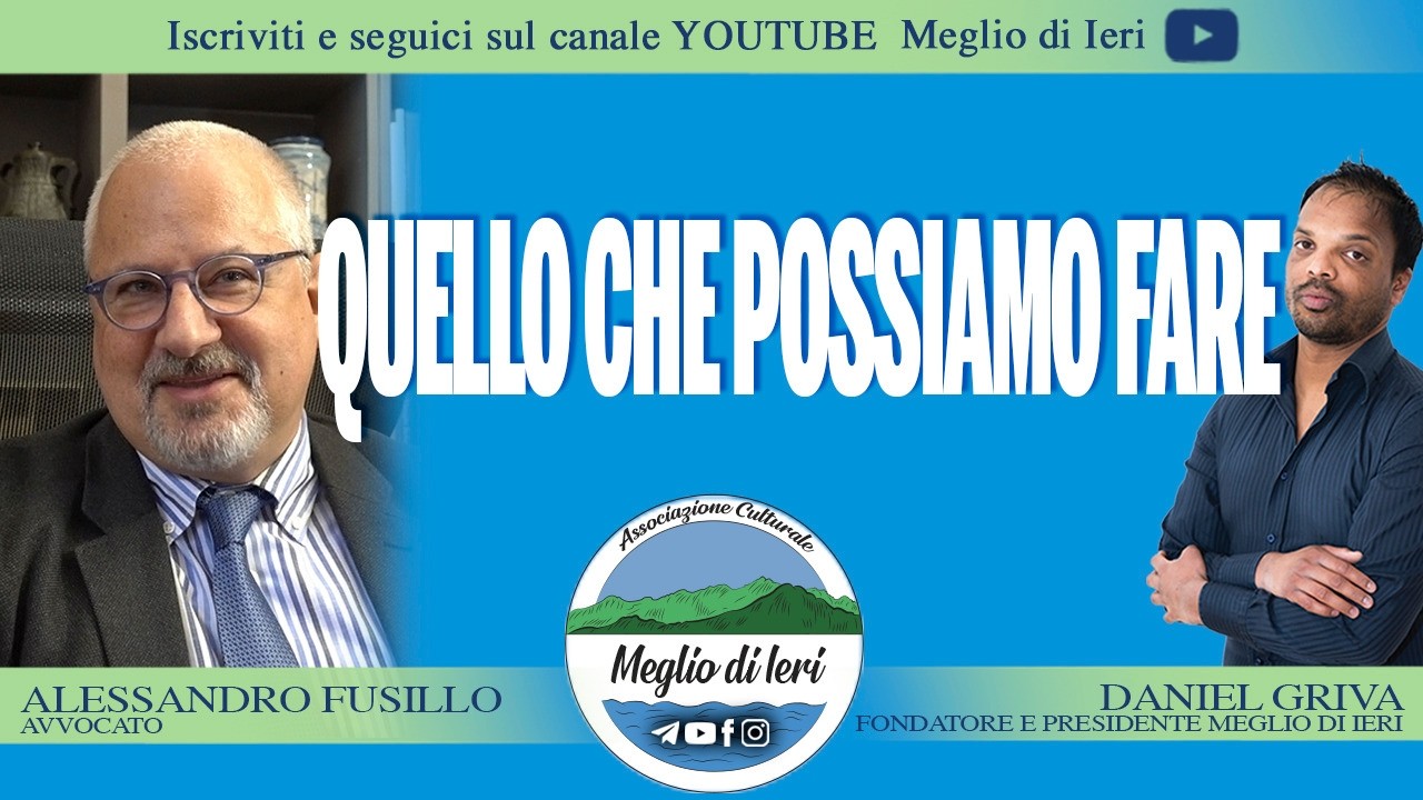 Quello che possiamo fare - ALESSANDRO FUSILLO - Avvocato