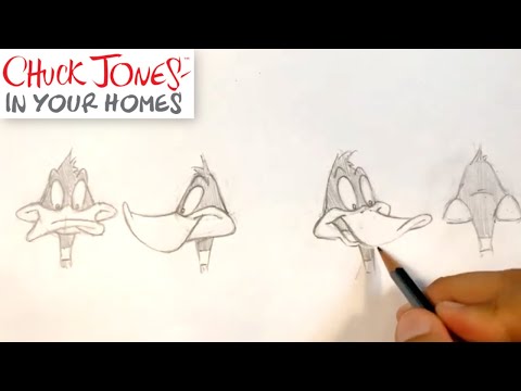 Chuck Jones In Your Homes - Episode 124: Life Drawing to Cartooning: 4 Sides of Daffy Duck