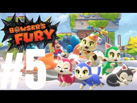 Collecting All Cat Shines - Bowser's Fury Gameplay Walkthrough Part 5 (Nintendo Switch)