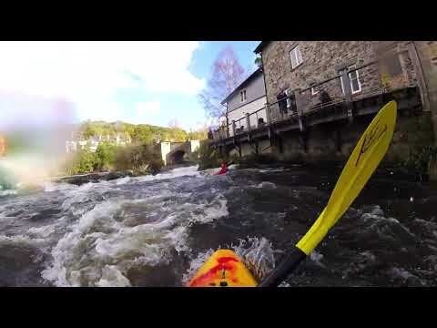 Town Falls Swim on the River Dee, Llangollen (Nov, 2025)