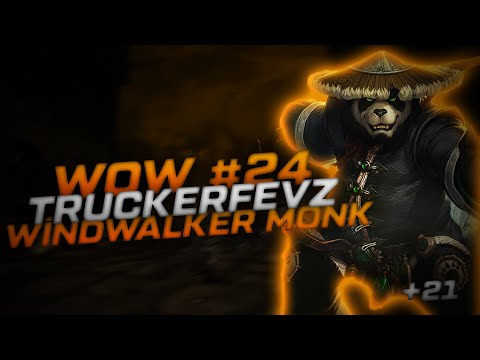 The Necrotic Wake-+21 Mythic keystone- Necrolord Windwalker Monk - Fortified Bursting Storming Affix