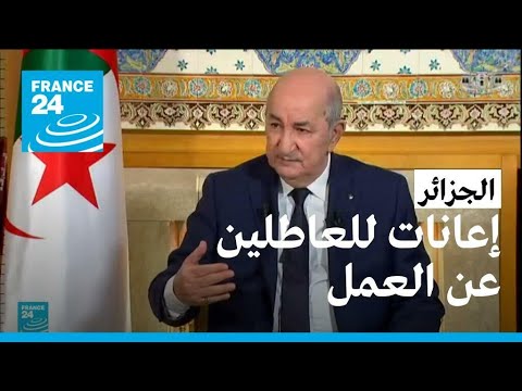 الرئيس تبون يخصص إعانات للشباب العاطلين عن العمل في الجزائر