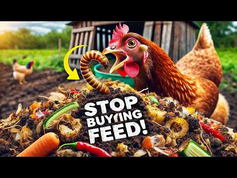 How to Feed Chickens for FREE While Making Compost