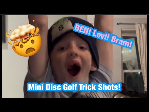 Mini Disc Golf Trick Shots! Part 2