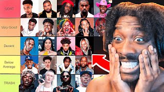 BruceDropEmOff Makes a Honest Rapper Tier List (Ft. YourRAGE)😳