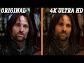 The Lord Of The Rings Trilogy 4K Ultra HD Vs Original Graphics Comparison 2020