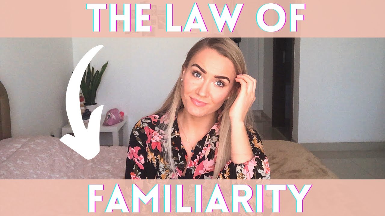 How The LAW OF FAMILIARITY Affects Your Everyday Life & How You Can Overcome It🍀
