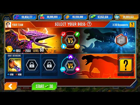 DEFEAT 9 and 30 OPPONENTS | JURASSIC WORLD THE GAME