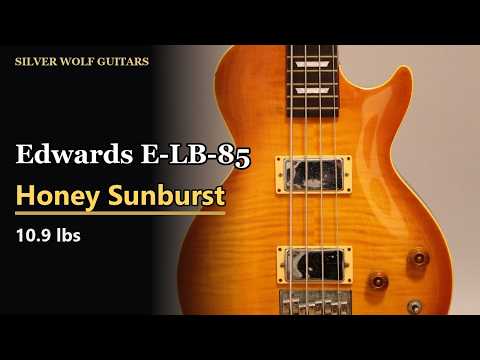 Edwards by ESP E-LB-85 Les Paul Bass - Honey Sunburst - Fully Set Up（23X023） image 11