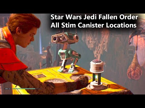 Star Wars Jedi Fallen Order All Stim Canister Locations ( Medical Health Upgrade)