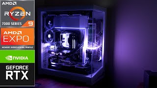 Phanteks NV 7 Water Cooled PC Build Featuring AMD 7900 And Nvidia RTX 4080- EK Water Block