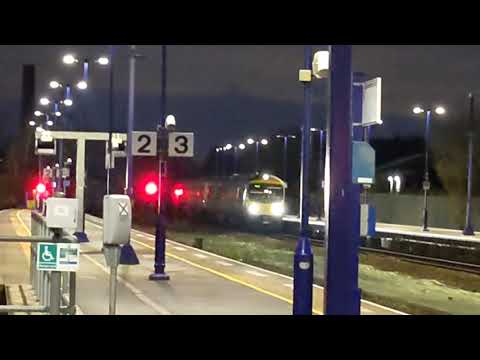 66526,70020,66509 and 66571 a very late 605D from Hunslet to Crewe on 5.12.21