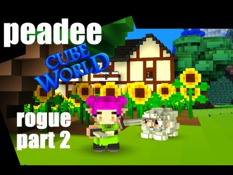 Cube World :: Rogue Gameplay Pt 2: Castle - Peadee Games Let's Play Cube World Series