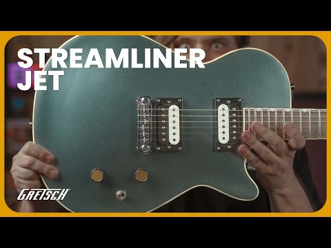 All-New Gretsch Streamliner Jet Electric Guitar - Gunmetal (2025 Refresh)