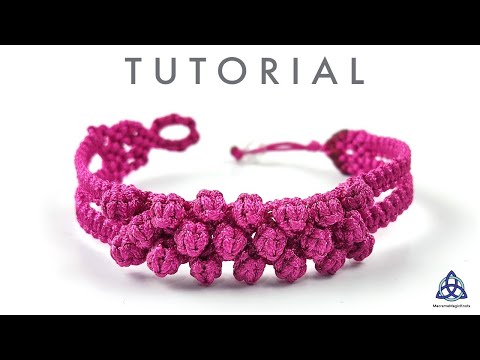 Macrame Bracelet with Beads Tutorial Easy Jewelry Making