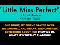 "Little Miss Perfect" by Joriah Kwamé - Karaoke Track with Lyrics on Screen