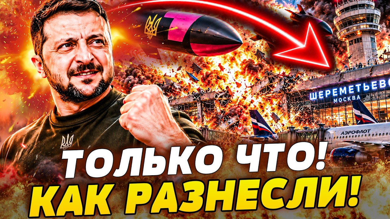 💥МИНУТУ НАЗАД! ТОТ САМЫЙ УДАР, КОТОРОГО ВСЕ ЖДАЛИ! МОСКВА В АВИАКОЛЛАПСЕ! РУ?