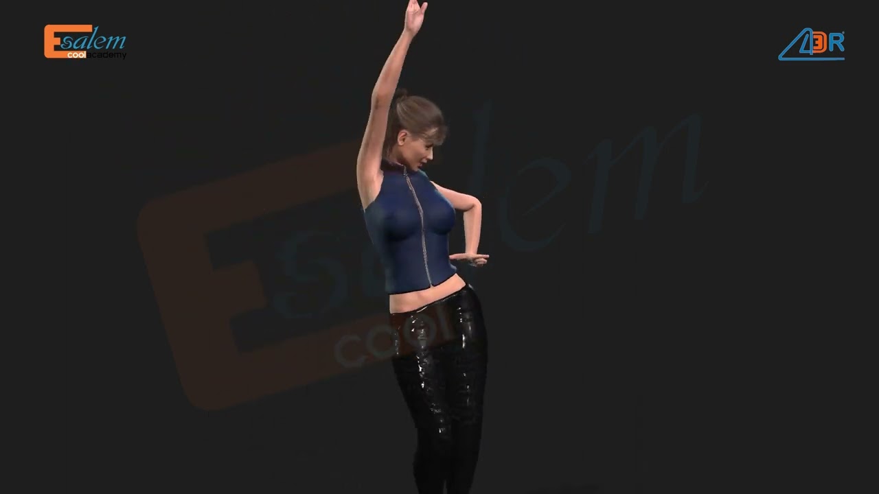 Modello 3D attrezzato di Olga Kurylenko pronto per l'animazione Modello 3D