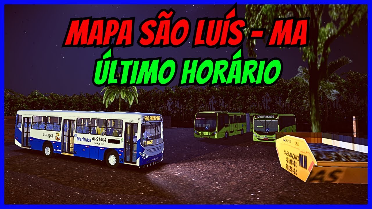 ????Gameplay Mapa São Luís - MA | Linha T066 | Proton Bus Simulator | Simulador de Ônibus | PBSU