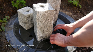 Garten Brunnen / Terrassenbrunnen Bauanleitung + BONUS-Material